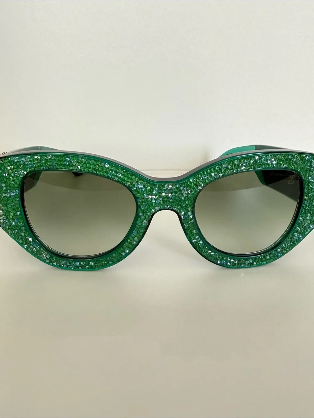 NEW!!! Anna-Karin Karlsson women emerald green sunglasses Limited Edition 1750$